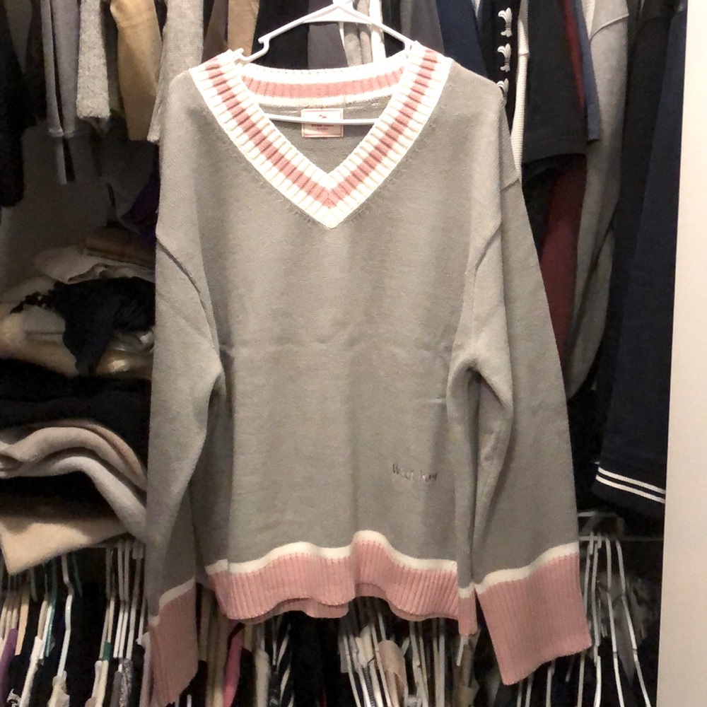 Wal Kei Grey Oversized Sweater size S